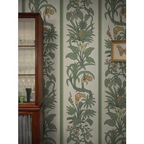 Botanize Heritage | Striped Foliage Wallpaper