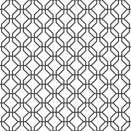 Geo Line | Simple Trellis Wallpaper