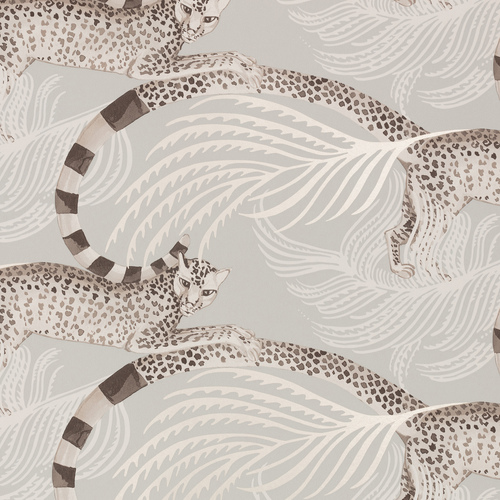 Delilah | Leopards & Feathers Wallpaper