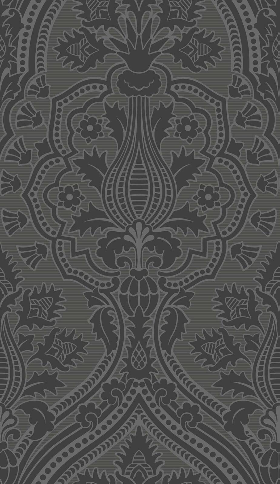 116/9035-CS Pugin Palace Flock Charcoal Cole & Son Wallpaper | Discount  Fabric and Wallpaper Online Store