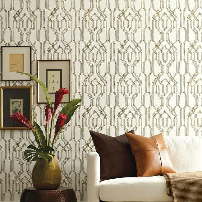 Oriental Lattice | Geometric Wallpaper