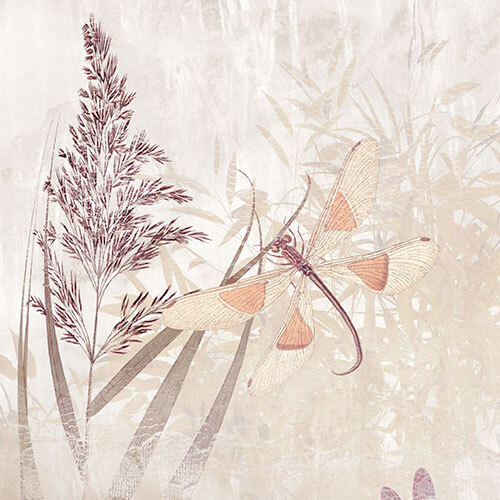 Dragonfly Pond | Misty Meadow Mural