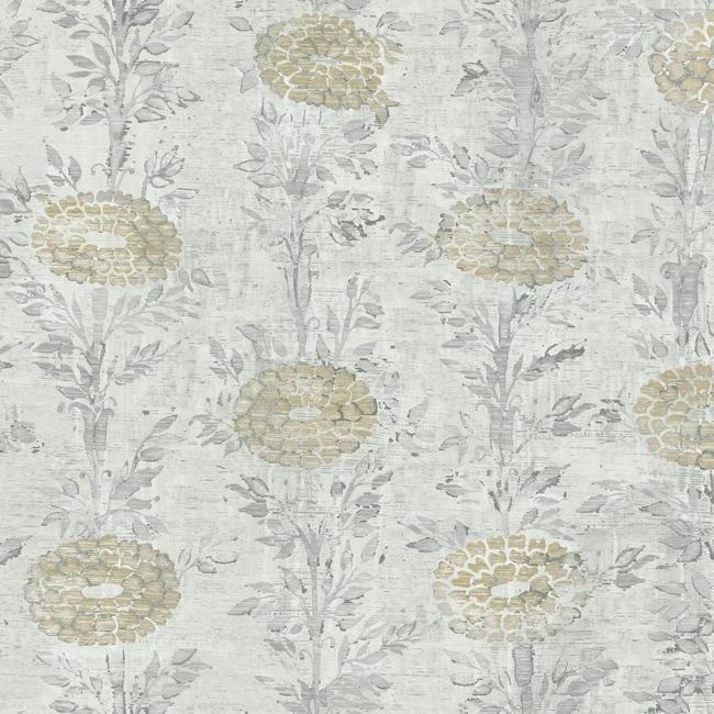 French Marigold | Traditional Floral Wallpaper