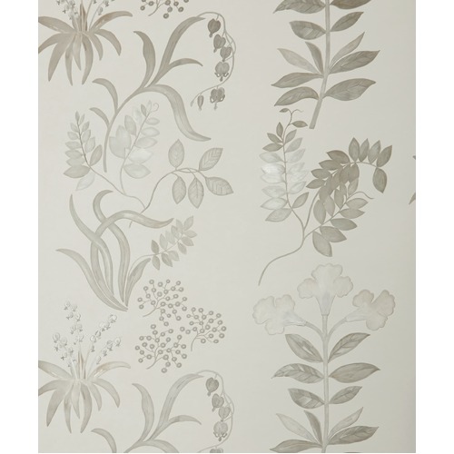 Botanical Stripe | Foliage Print Wallpaper