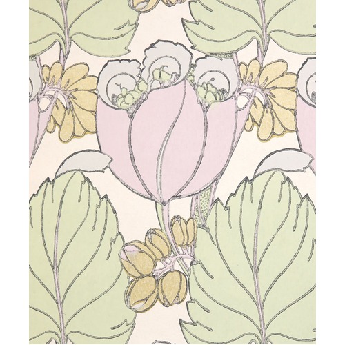 Regency Tulip | Botanical Motif Wallpaper