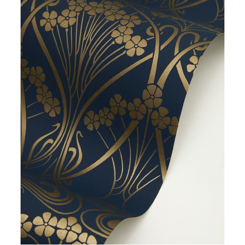 Ianthe Mono | Art Nouveau Wallpaper