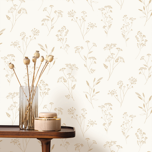Little Graminea | Floral Stencils Wallpaper