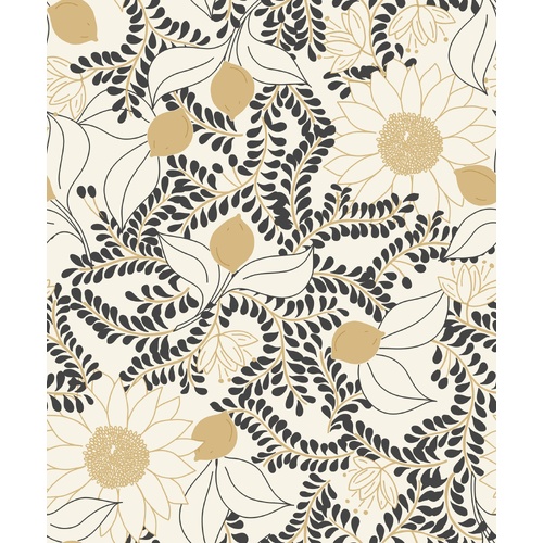 Sunflower | Citrus & Foliage Wallpaper