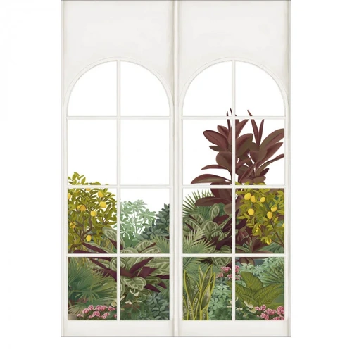 Verdant Cascade | Garden Window Wall Panels