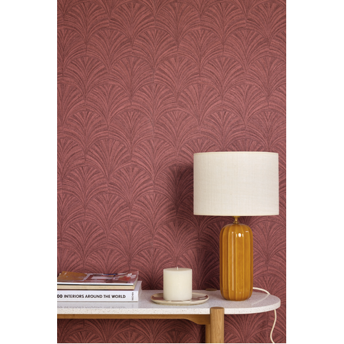 Vibration | Palmette Geo Wallpaper