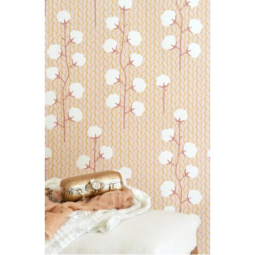 Sweet Cotton | Blossom Weave Wallpaper