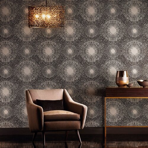 Shore | Beaded Sun Bursts Wallpaper