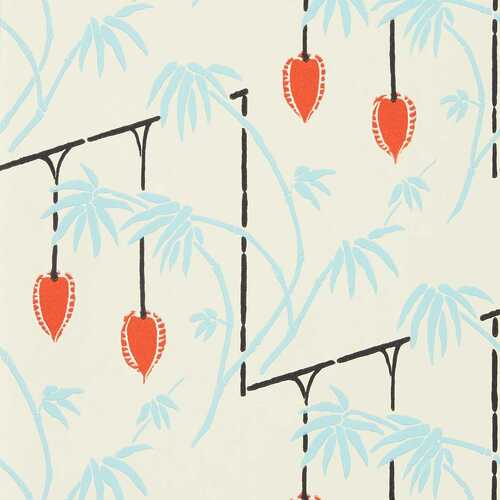 Kimiko | Tropical Lanterns Wallpaper
