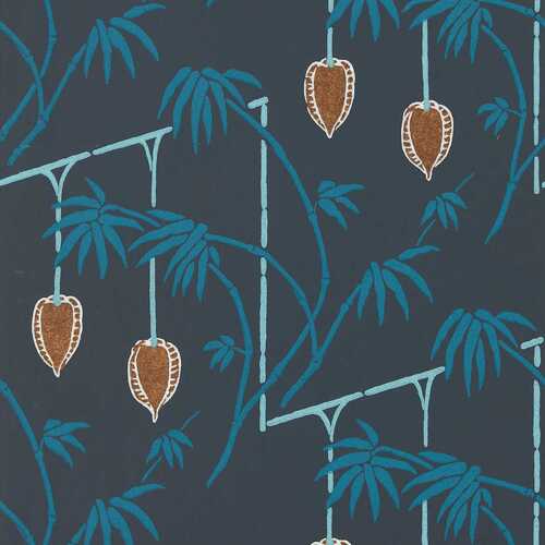 Kimiko | Tropical Lanterns Wallpaper