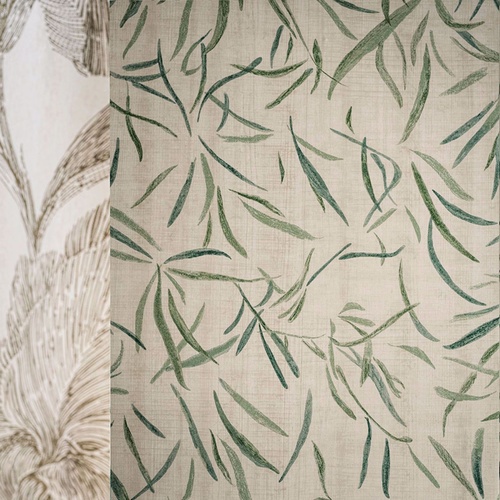 Moji | Painted Leaves Wallpaper