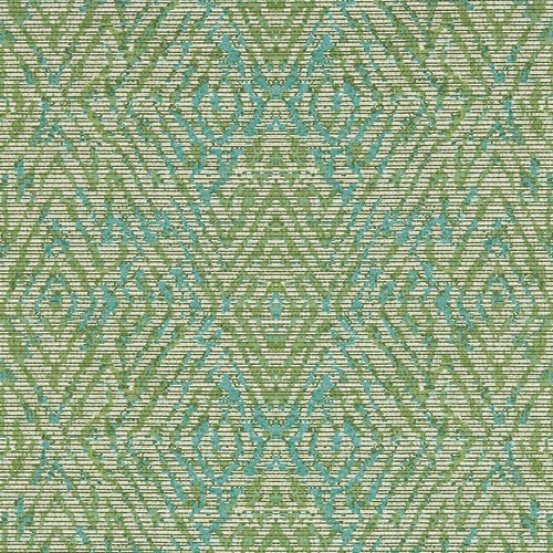 Hansha | Fabric-Look Trellis Wallpaper