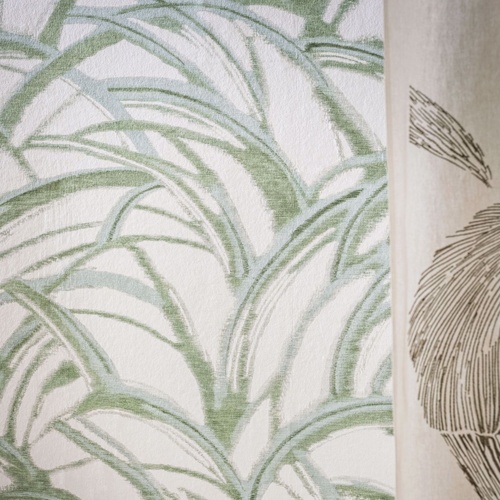 Kimono | Abstract Ferns Wallpaper