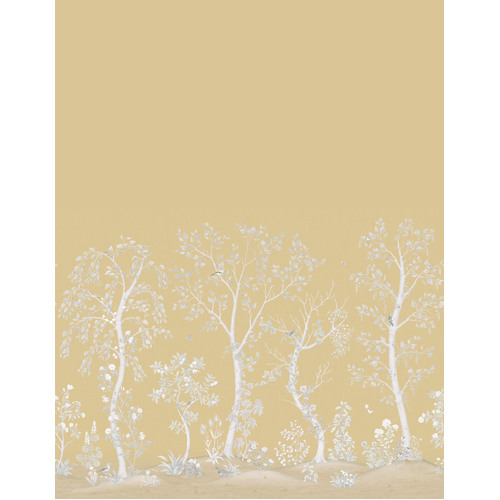 Seasonal Woods | Metallic Tree Wall Mural