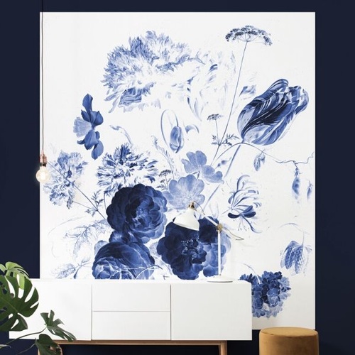Royal Blue Flower XL Panel