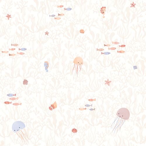 Companions of the Sea | Reef Motifs Wallpaper