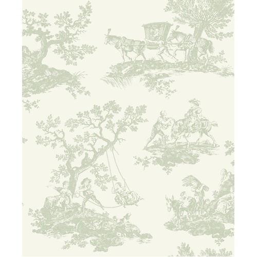 Cadence | Pastoral Toile Wallpaper