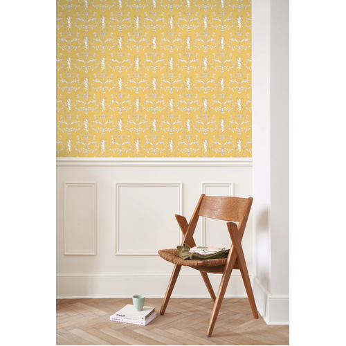 Seraphin | Arabesque Scroll Wallpaper