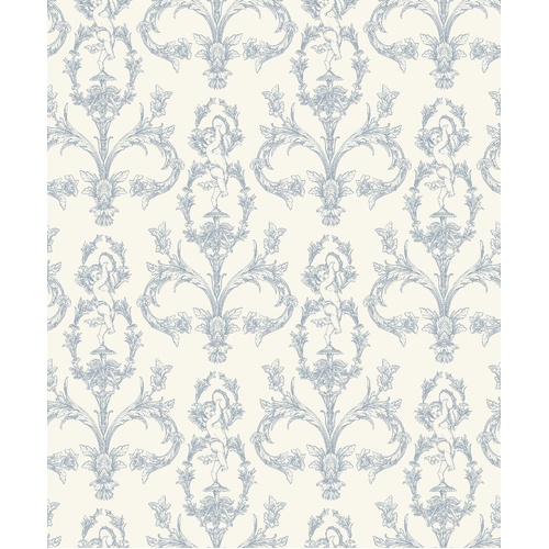 Seraphin | Arabesque Scroll Wallpaper