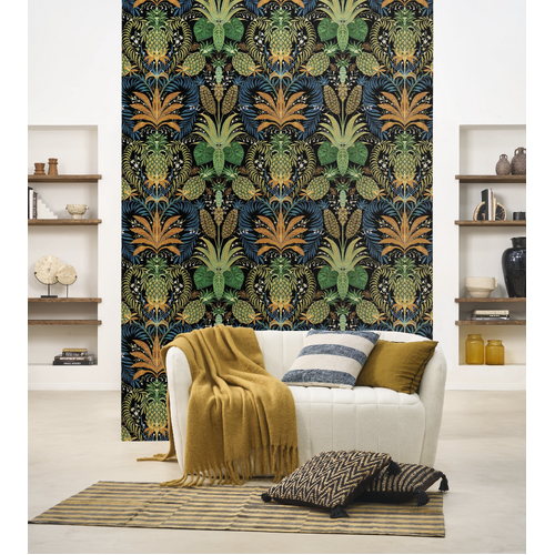 Samba | Tropical Damask Wallpaper