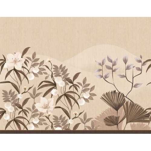 Hevea | Beige Garden Mural