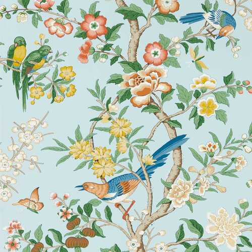 Chinoiserie Hall | Bird & Blossom Wallpaper