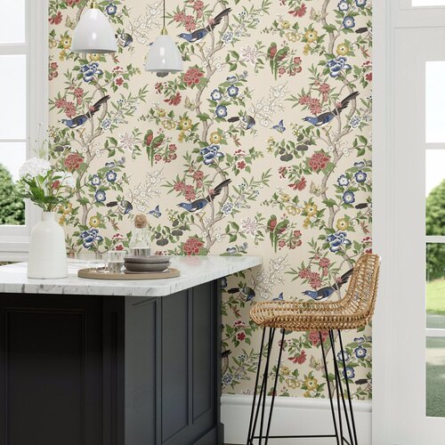 Chinoiserie Hall | Bird & Blossom Wallpaper