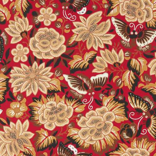 Amara Butterfly | Flower Garden Wallpaper