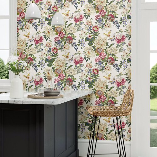 Emperor Peony | Bold Bouquet Wallpaper