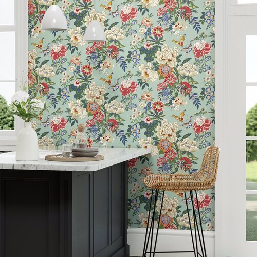 Emperor Peony | Bold Bouquet Wallpaper