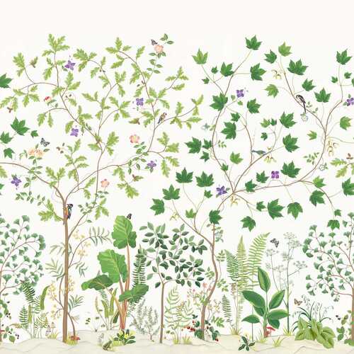 Sycamore & Oak | Woodland Panel Wallpaper