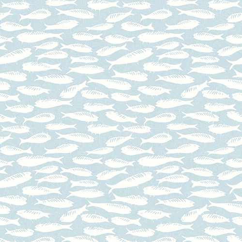 Nunkie Sardine | Fish Motif Wallpaper