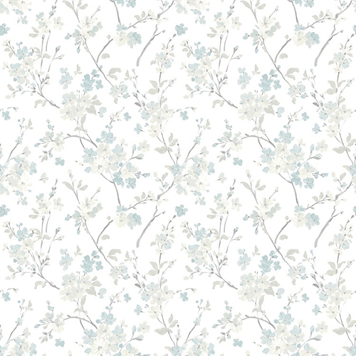 Glinda Floral Trail | Painted Flowers Wallpaper