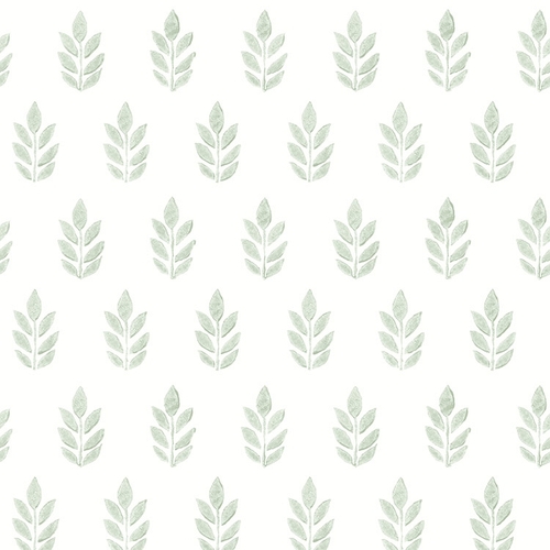 Ervic Block | Leaf Stamp Wallpaper