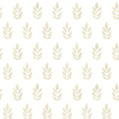 Ervic Block | Leaf Stamp Wallpaper