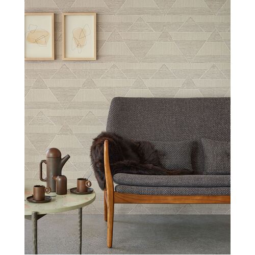 Triangle Lines | Stacked Geometric Wallpaper
