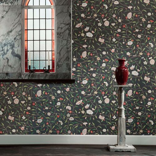 Henrietta's Trail | Floral Swirl Wallpaper