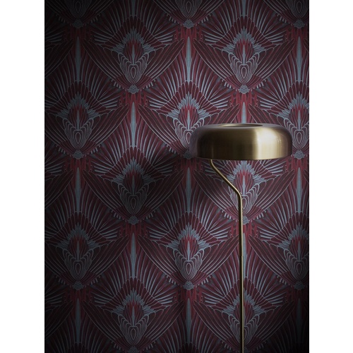 Gershwing | Art Deco Feather Wallpaper