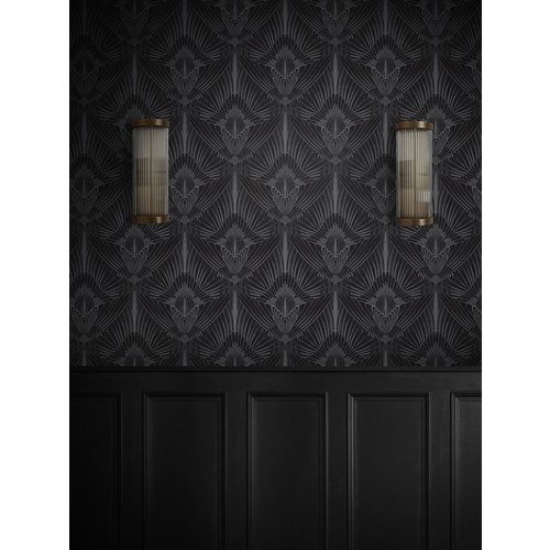 Gershwing | Art Deco Feather Wallpaper