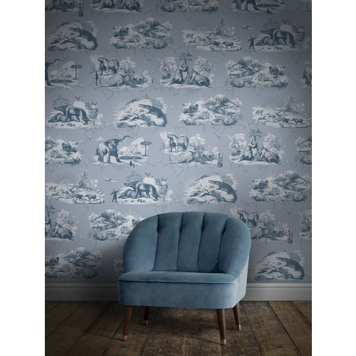 Extinctopia | Prehistoric Toile Wallpaper