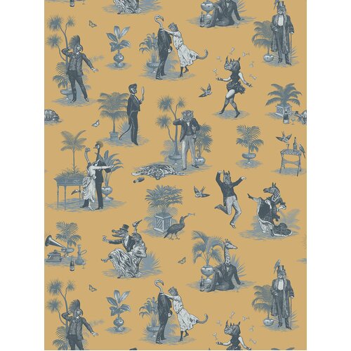 Safari Soiree | Jungle Toile Wallpaper