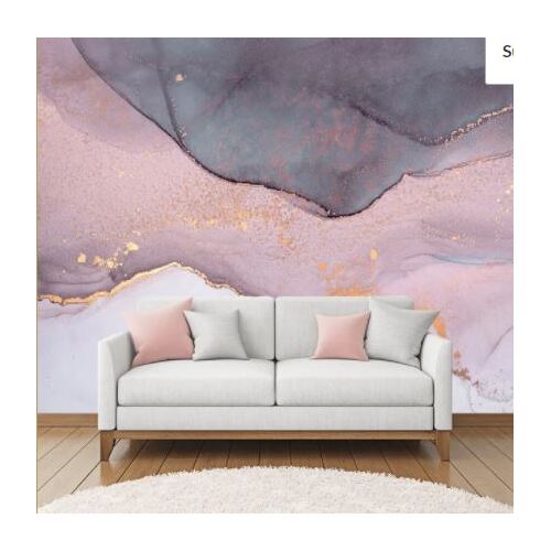 Mural | Misty Pink Marble