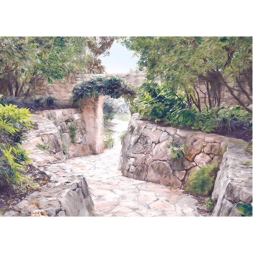 Mural | Passage - Stone Archway