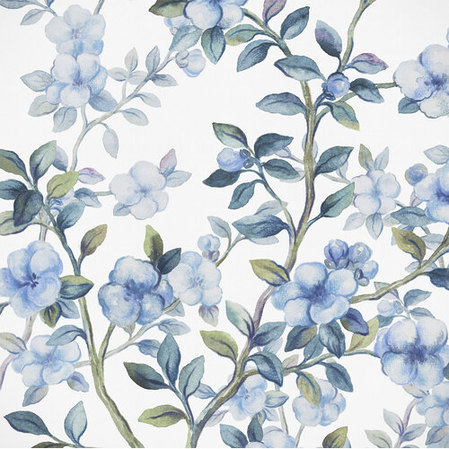Mural | Bleu Ciel - Blue Flowers