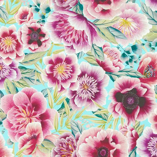 Marsha | Aqua Floral Bouquet