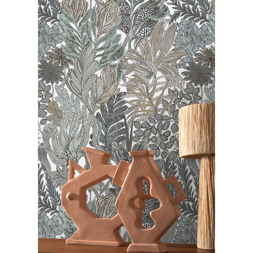 Borromee | Painted Foliage Wallpaper